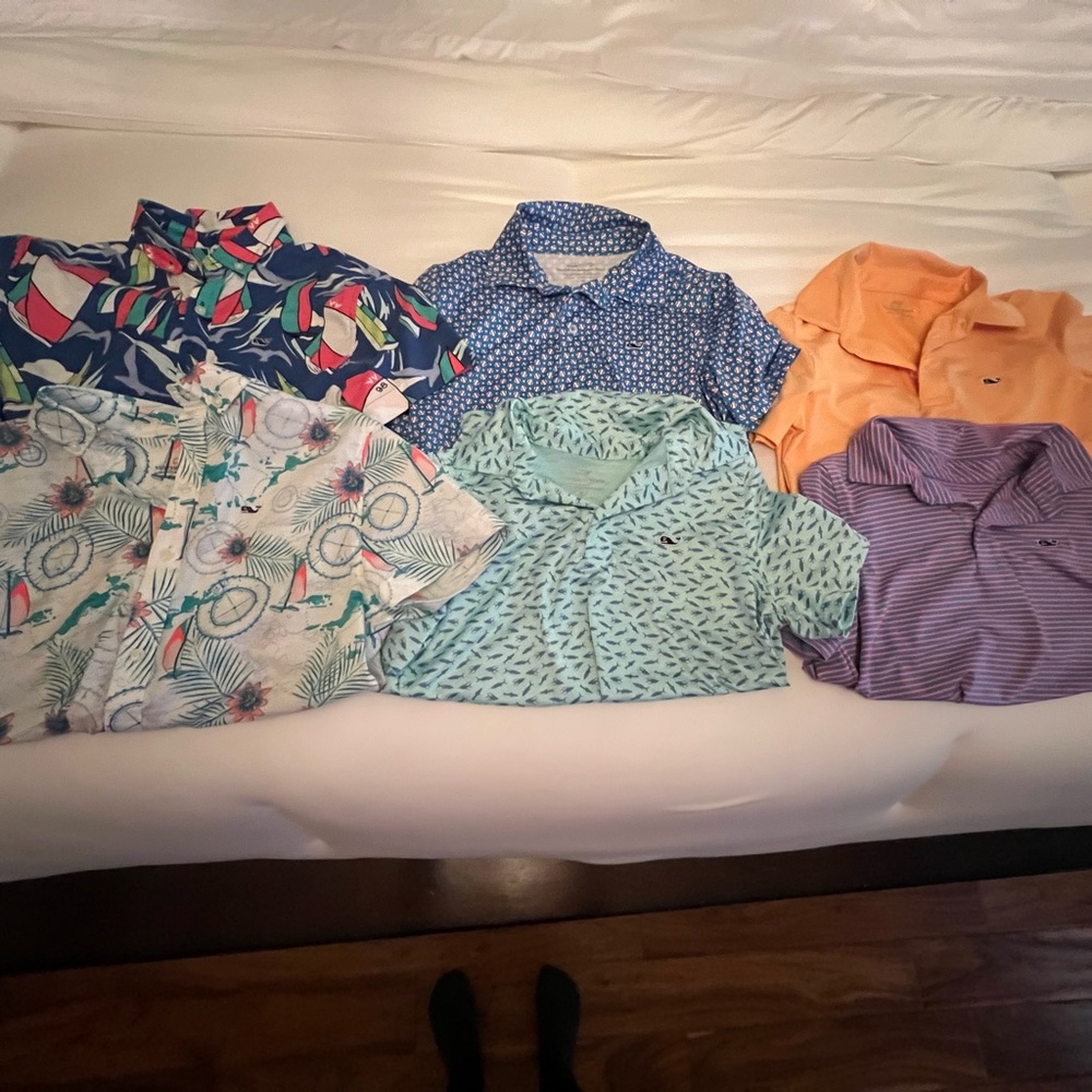 Vineyard vines boys performance polos